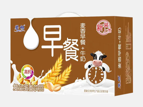 麥香早餐+牛奶復(fù)合蛋白飲品